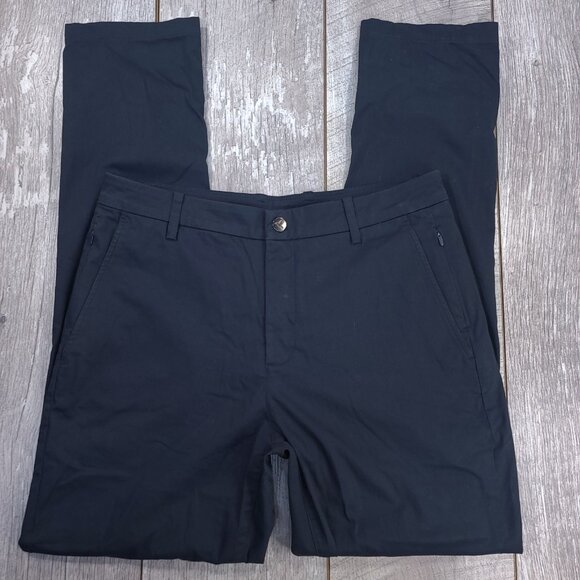 Bird Dogs Pants Mens 32x32 Black 5 Pocket Tech Flex Chino Work Stretch - Picture 4 of 8